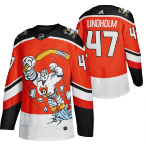 Herren Anaheim Ducks Eishockey Trikot Hampus Lindholm Orange 2020-21 Reverse Retro 3rd Authentic